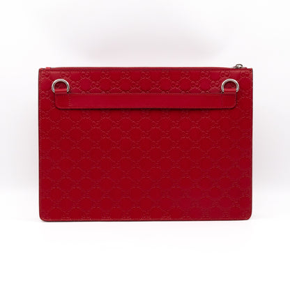 Slim Messenger Red Signature Leather