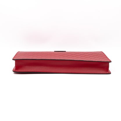 Slim Messenger Red Signature Leather