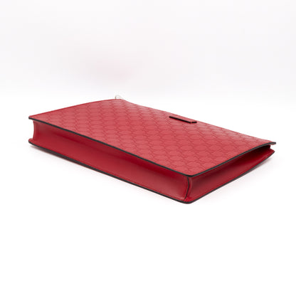 Slim Messenger Red Signature Leather