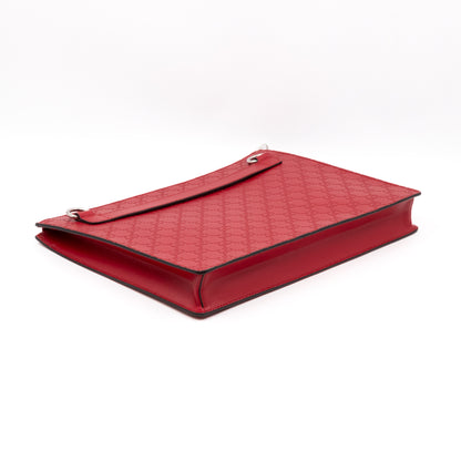 Slim Messenger Red Signature Leather