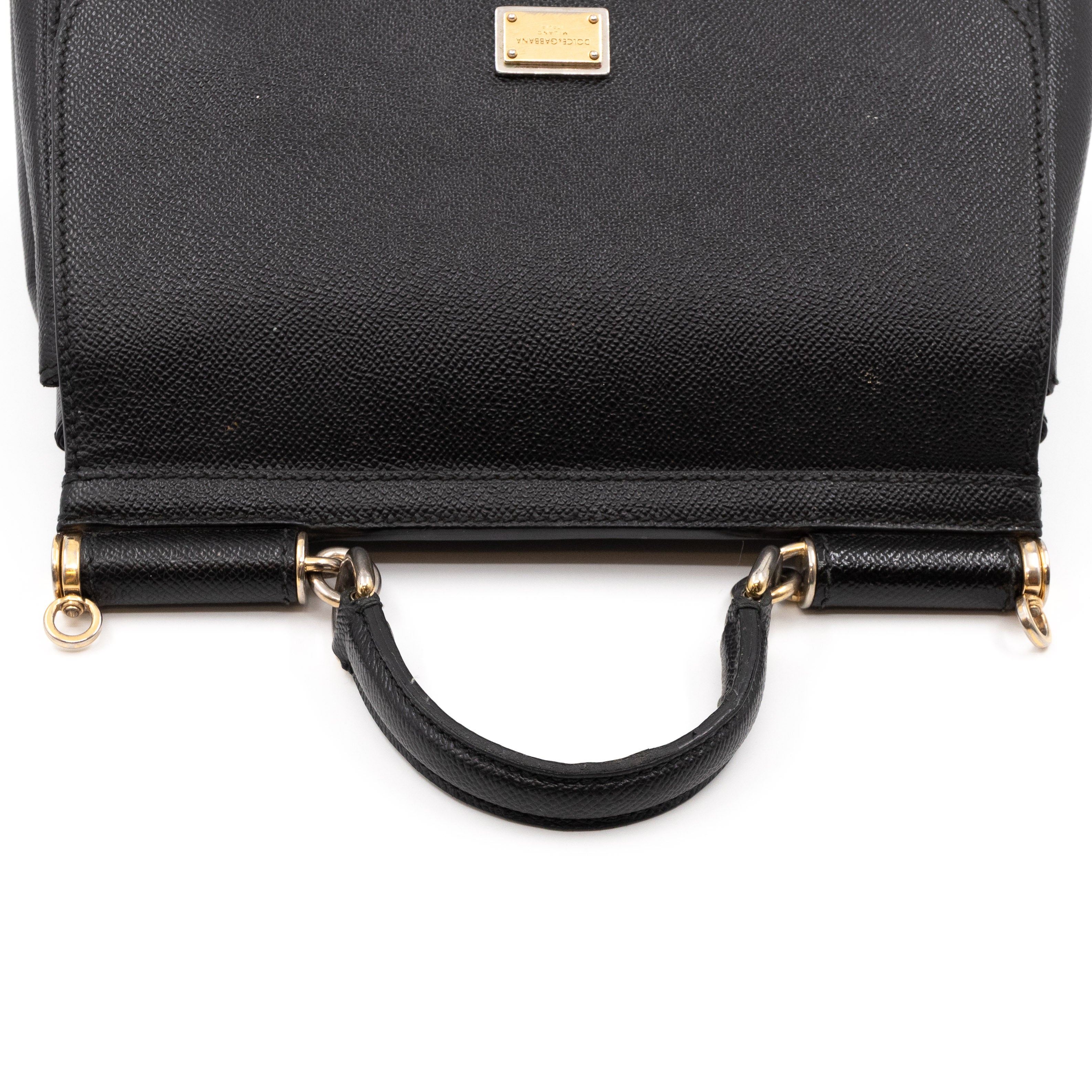 Sicily Medium Dauphine Leather Black