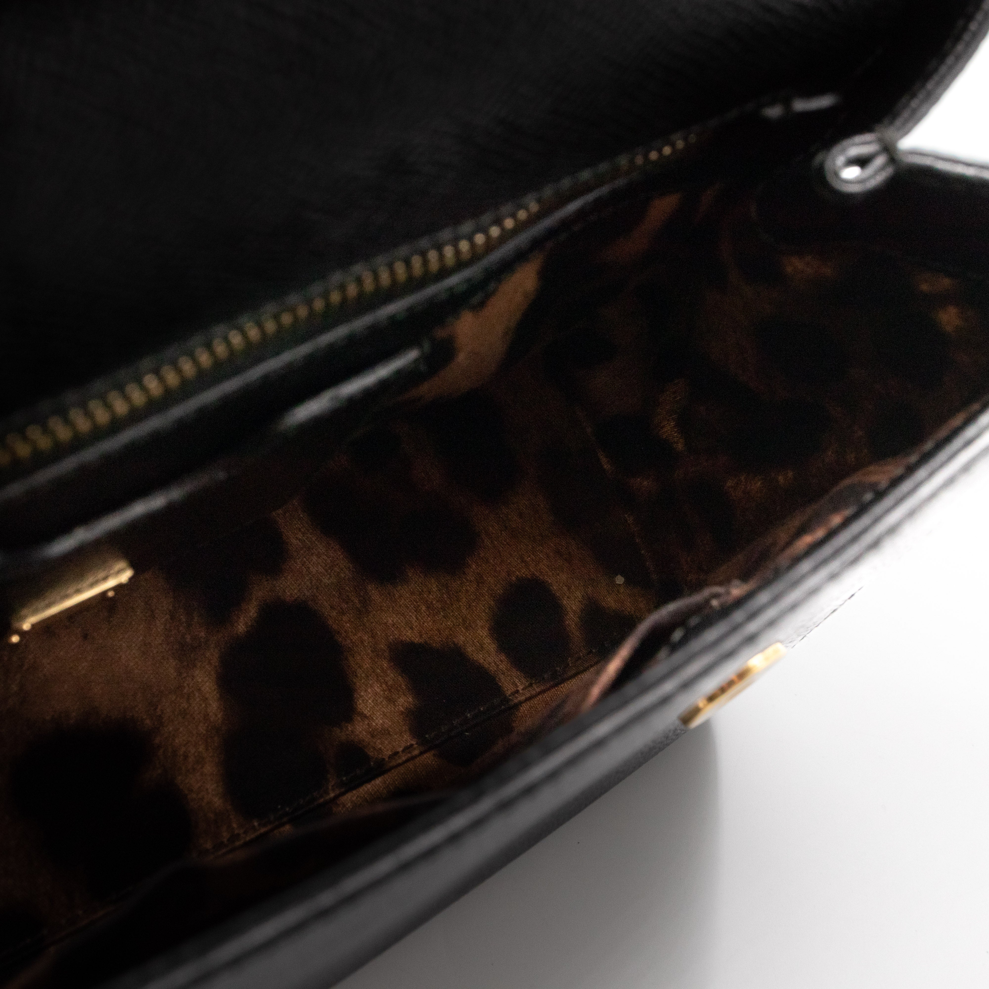 Sicily Medium Dauphine Leather Black