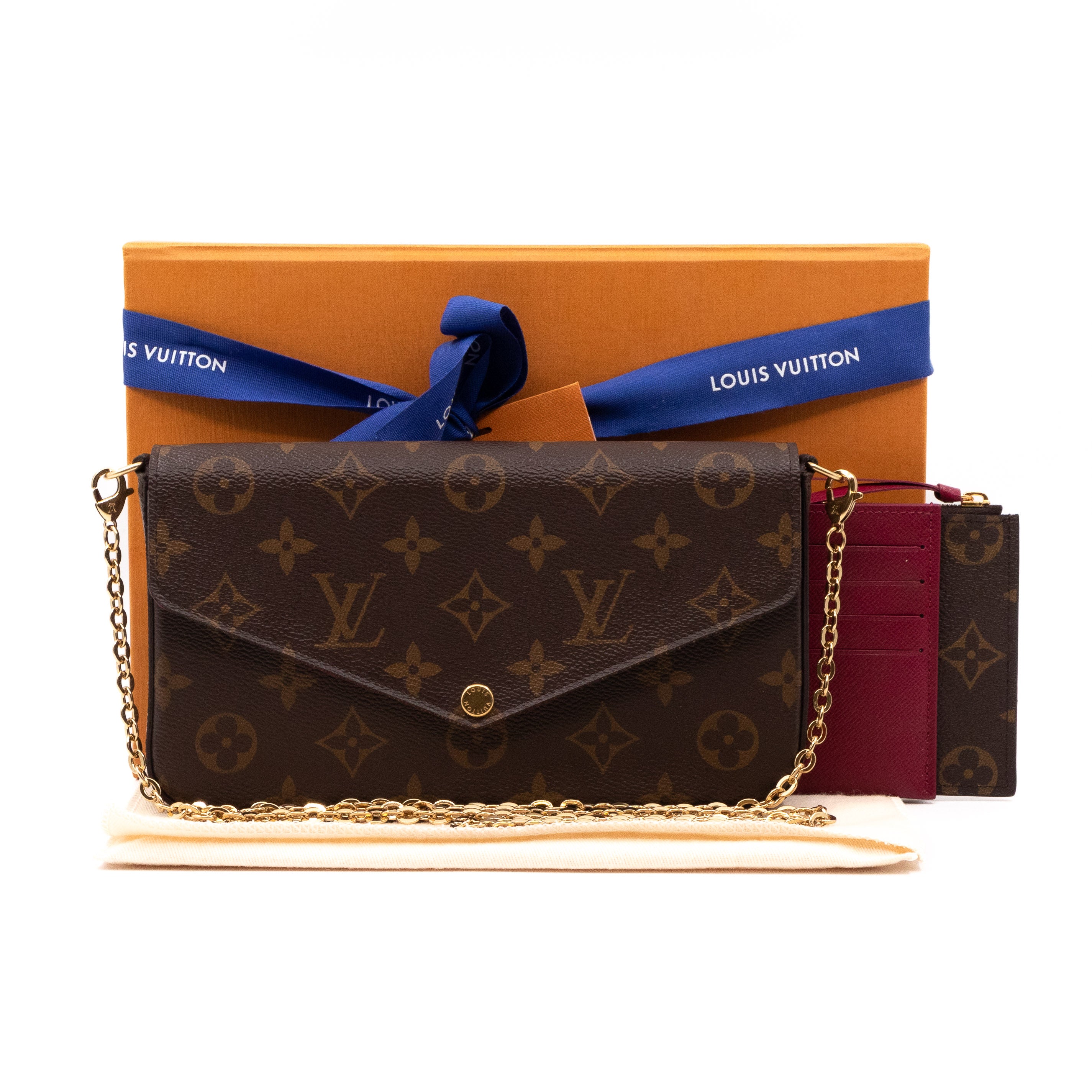 Pochette Felicie Monogram Fuchsia