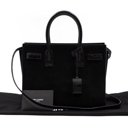 Sac de Jour Baby Black Suede