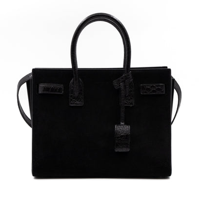 Sac de Jour Baby Black Suede