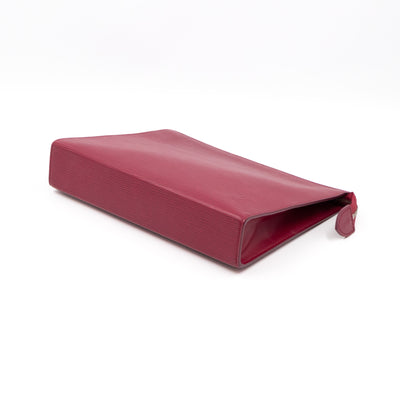 Toiletry Pouch 26 Epi Leather Fuchsia
