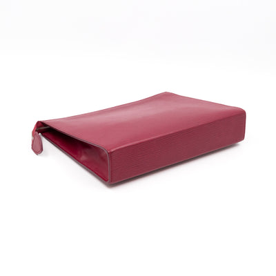 Toiletry Pouch 26 Epi Leather Fuchsia