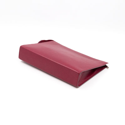 Toiletry Pouch 26 Epi Leather Fuchsia