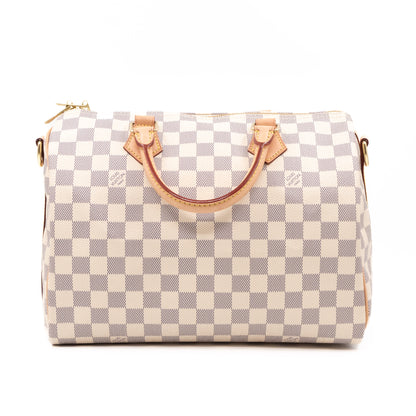 Speedy 30 Bandouliere Damier Azur