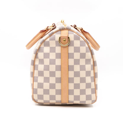 Speedy 30 Bandouliere Damier Azur