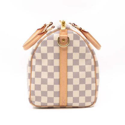 Speedy 30 Bandouliere Damier Azur