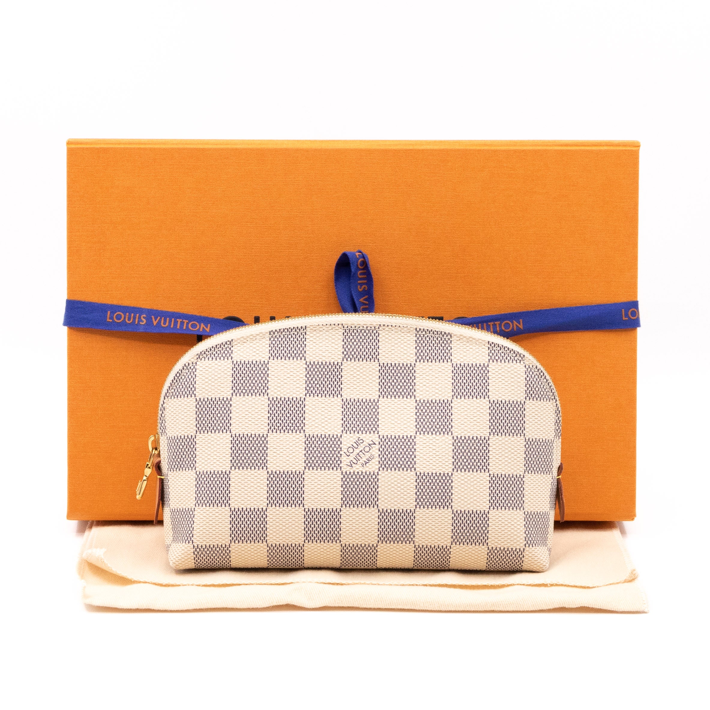 Cosmetic Pouch PM Damier Azur