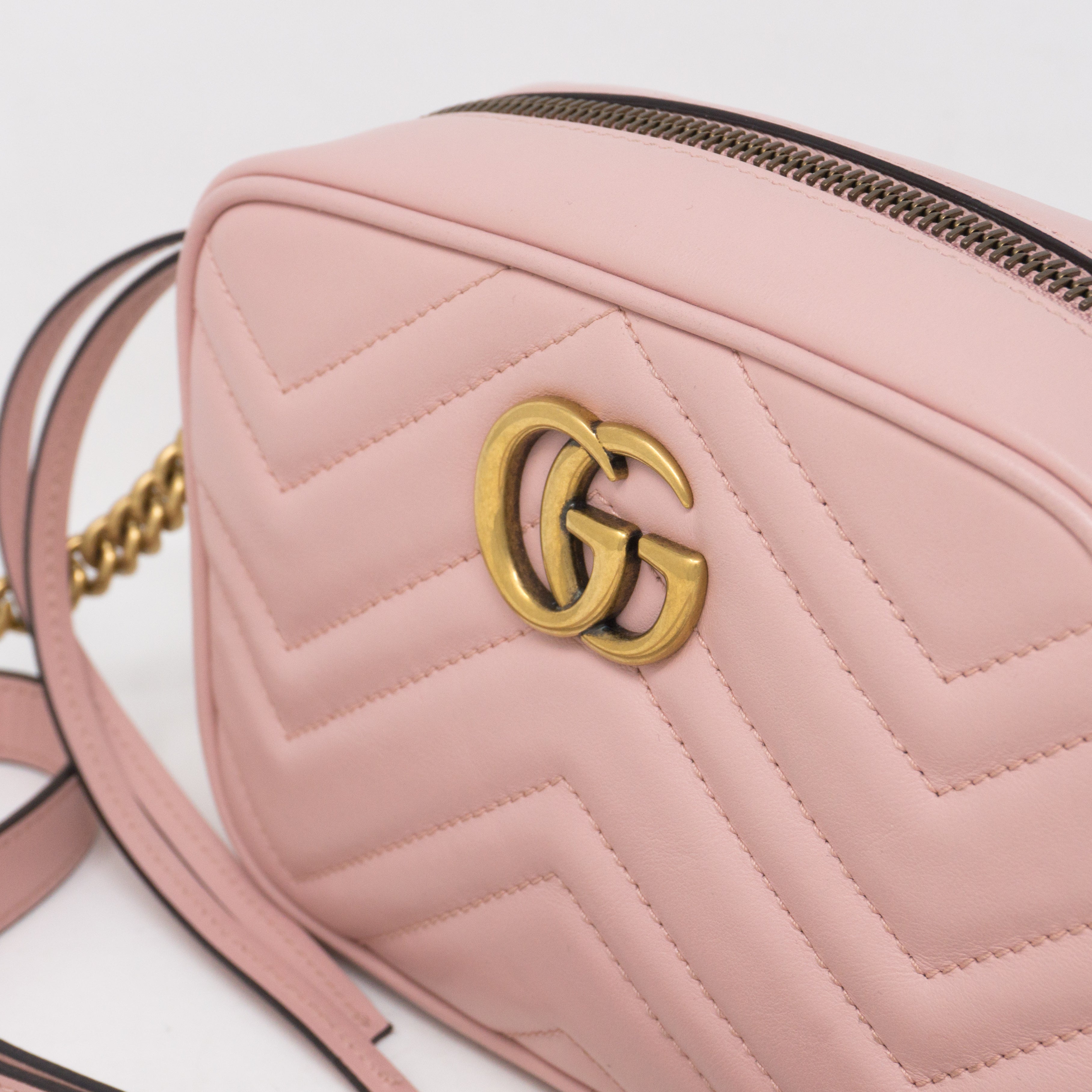 GG Marmont Matelassé Mini Pink