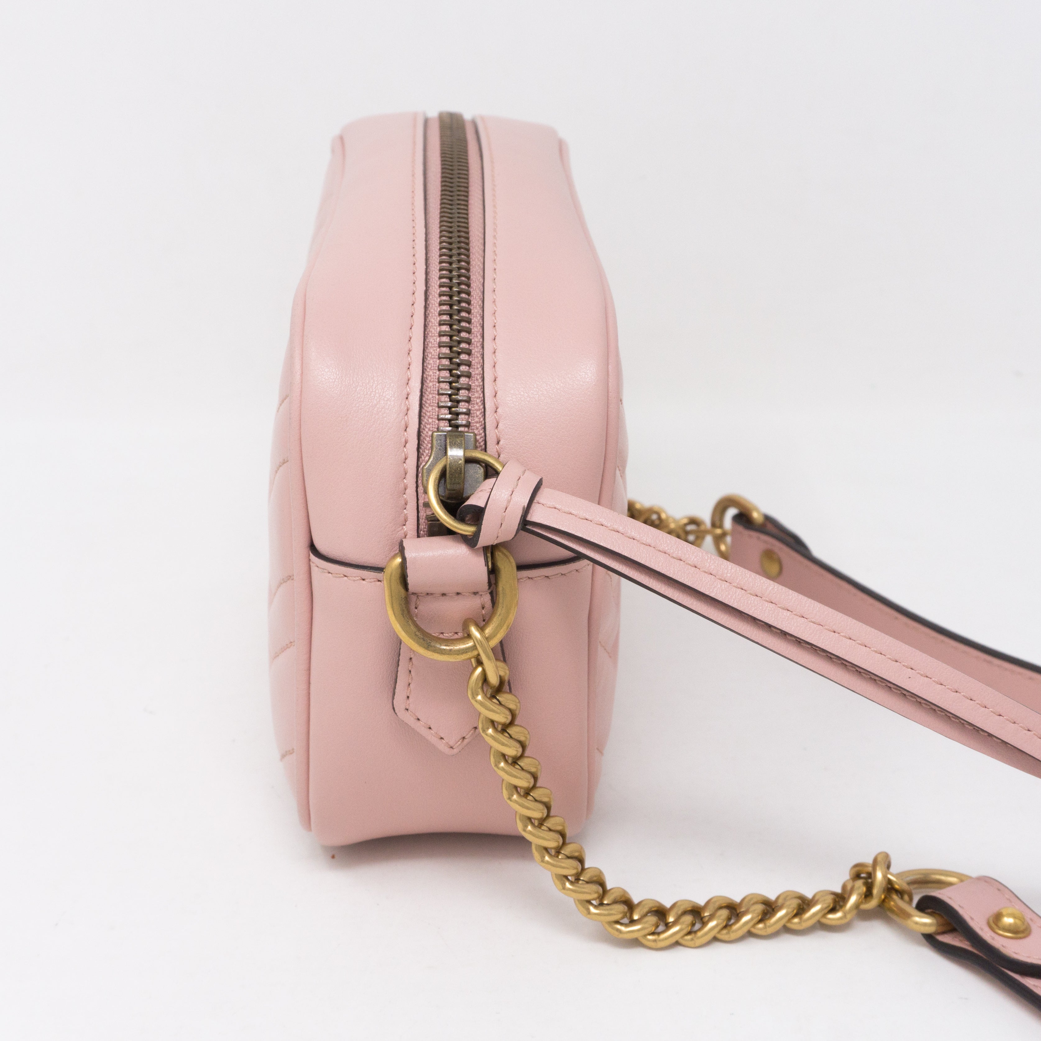 GG Marmont Matelassé Mini Pink