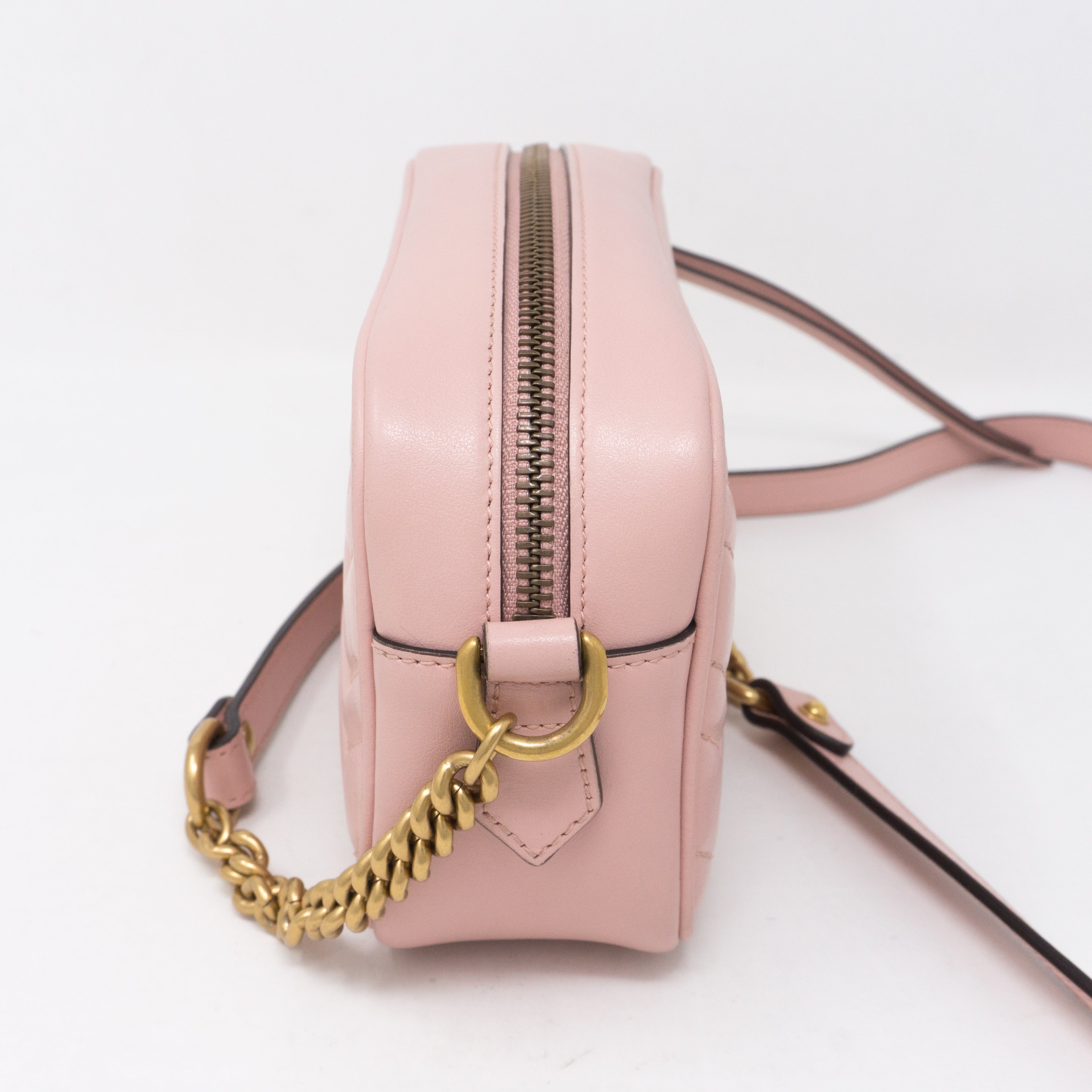 GG Marmont Matelassé Mini Pink