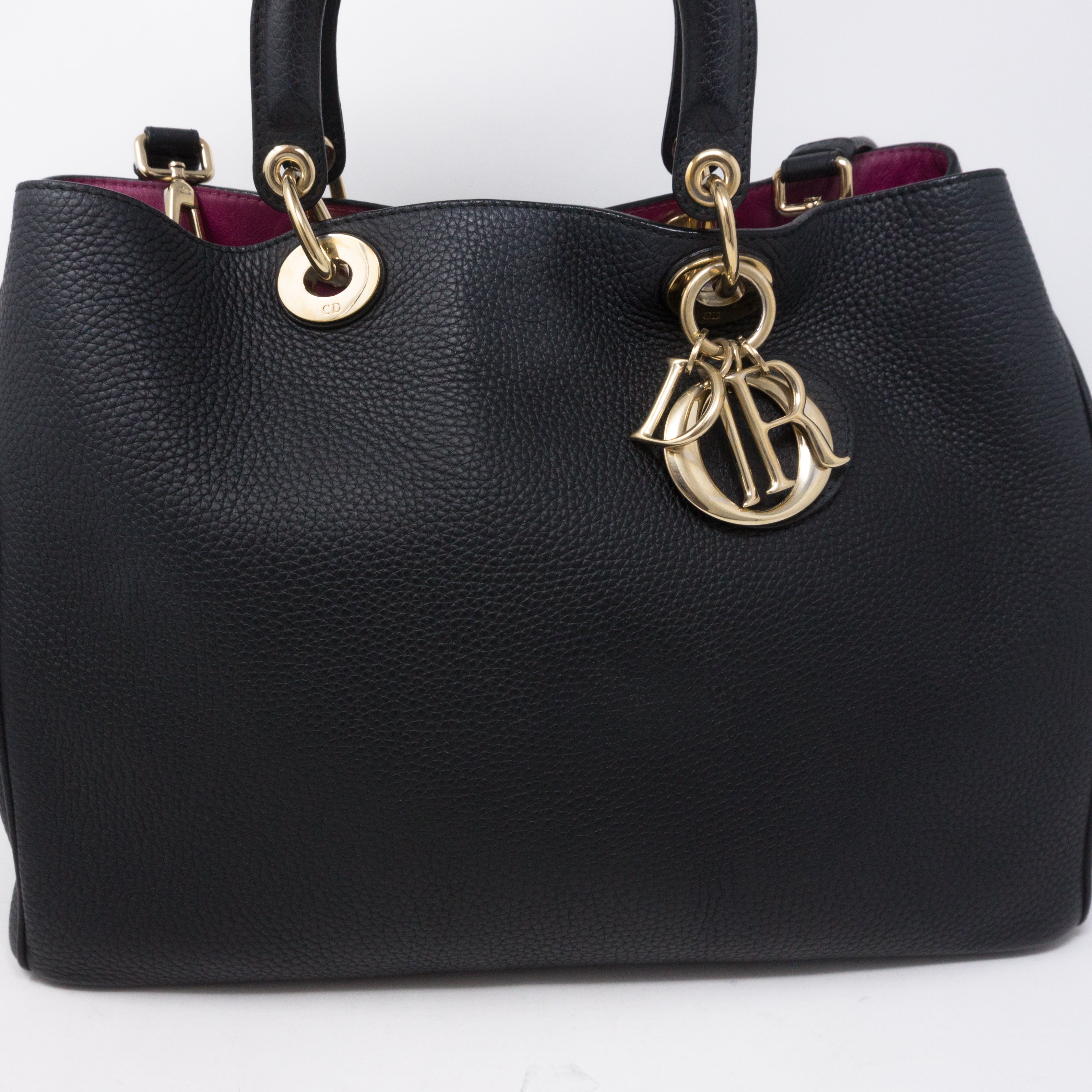 Diorissimo Black Fuchsia Leather