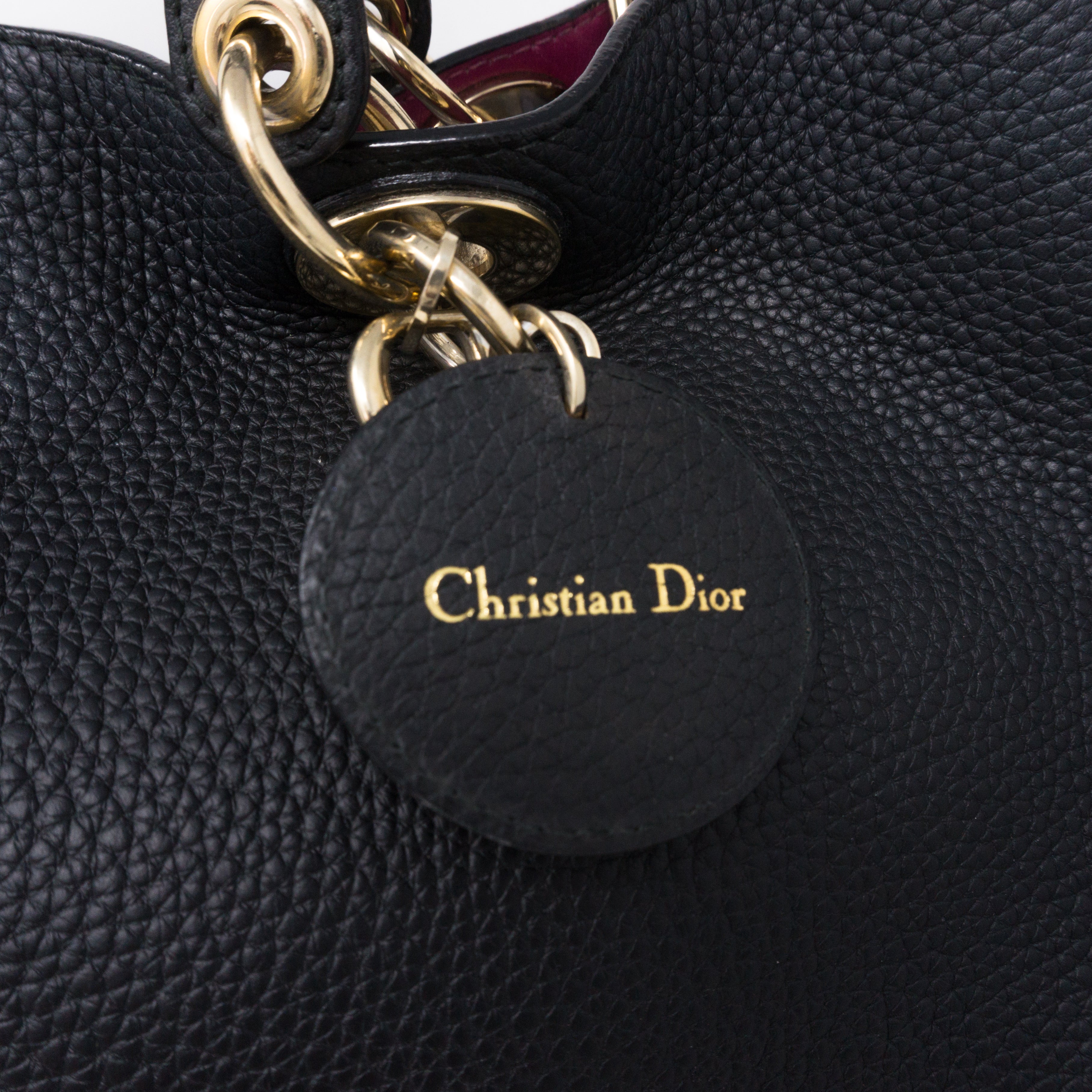 Diorissimo Black Fuchsia Leather
