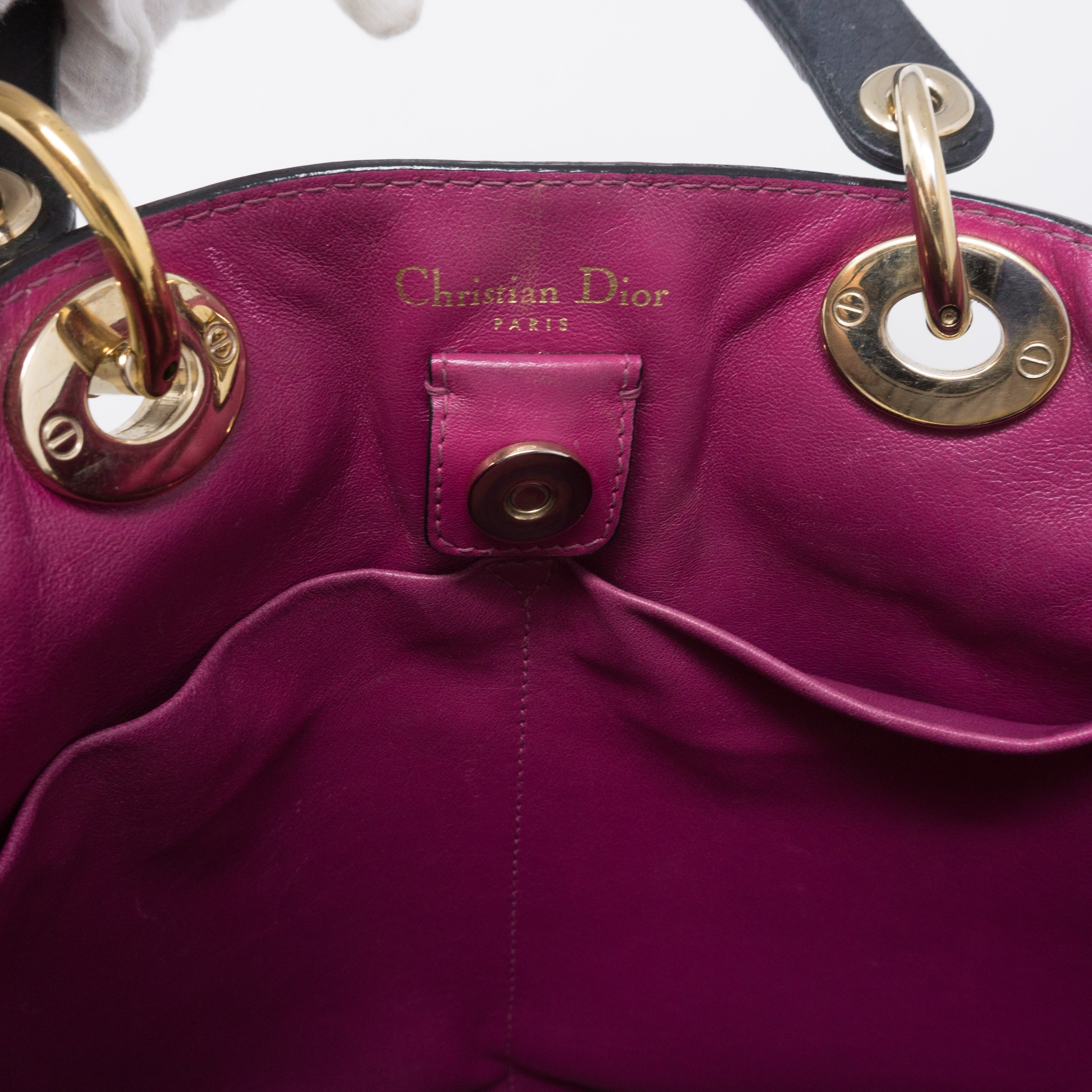 Diorissimo Black Fuchsia Leather