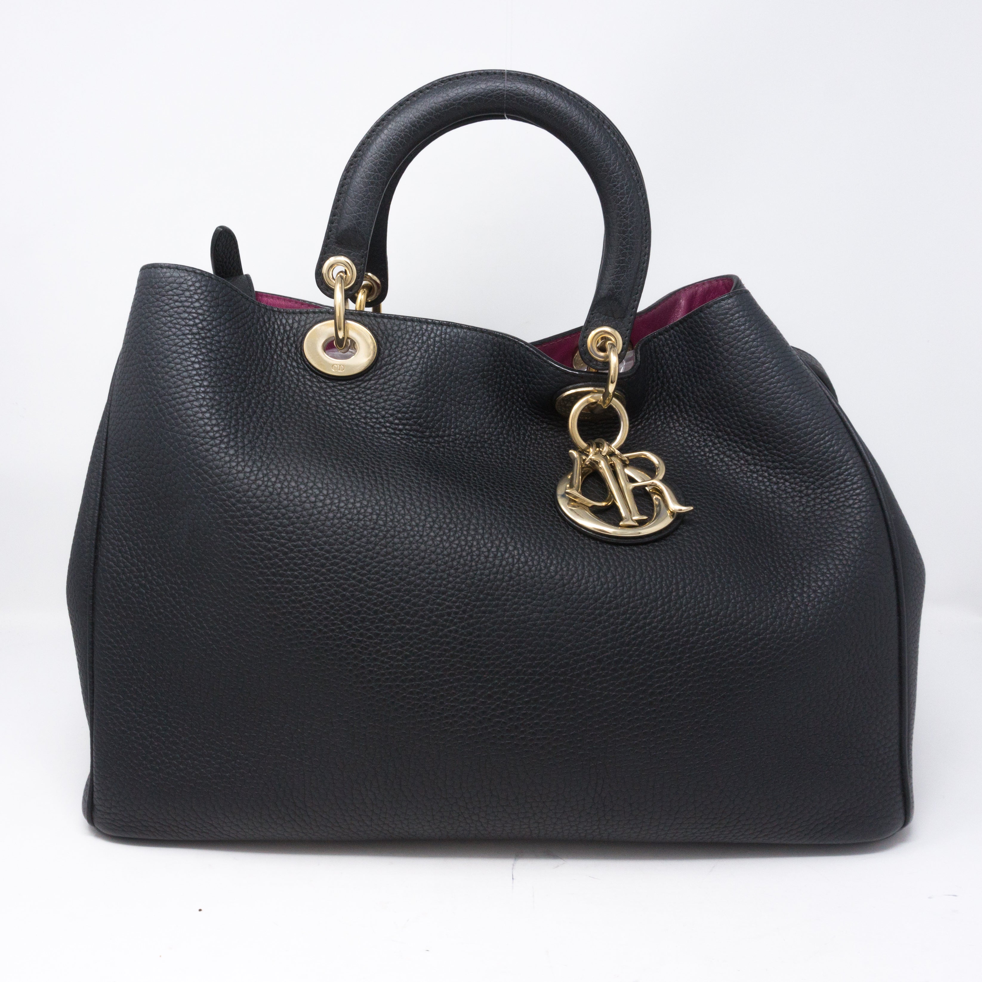 Diorissimo Black Fuchsia Leather