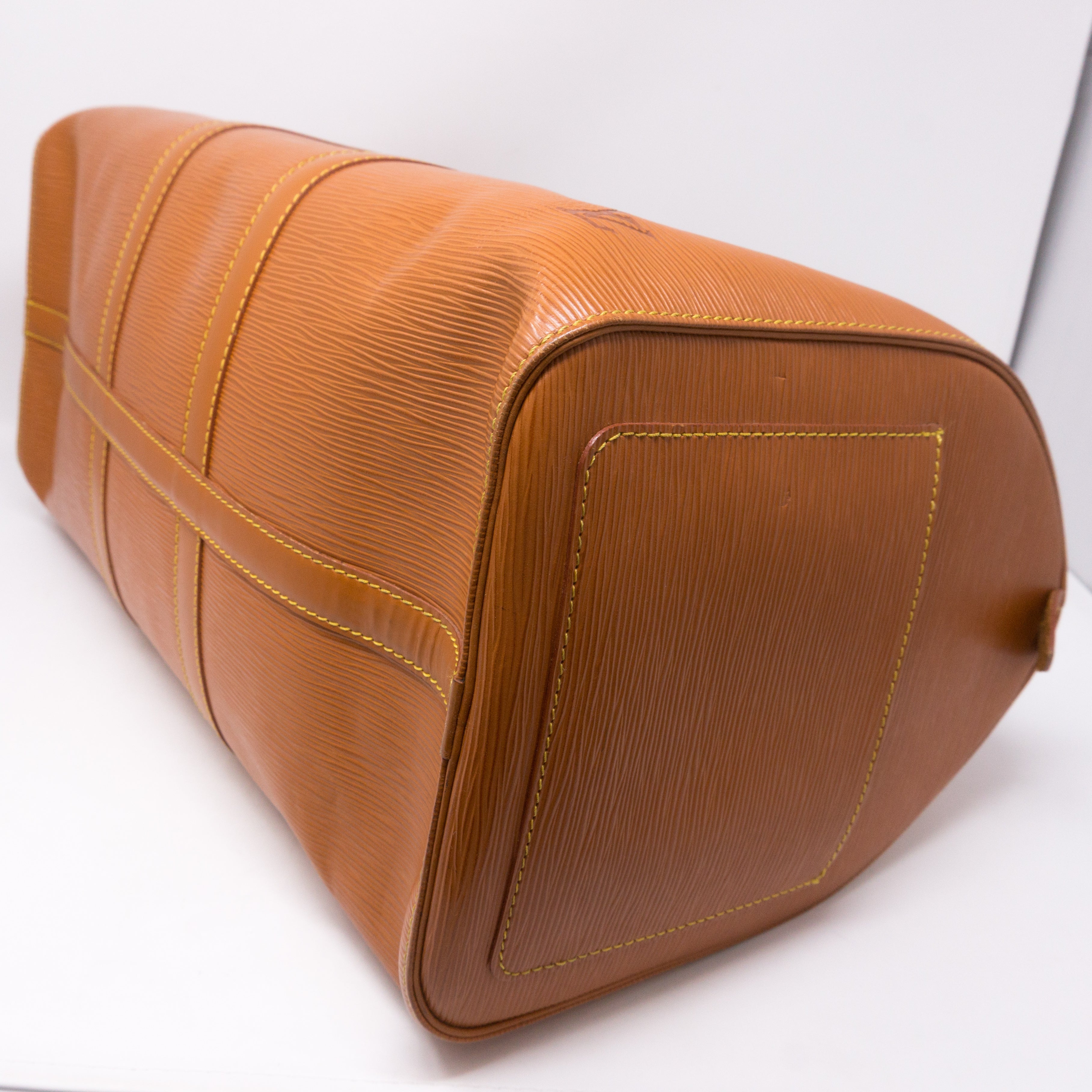 Keepall 45 Epi Leather Brown