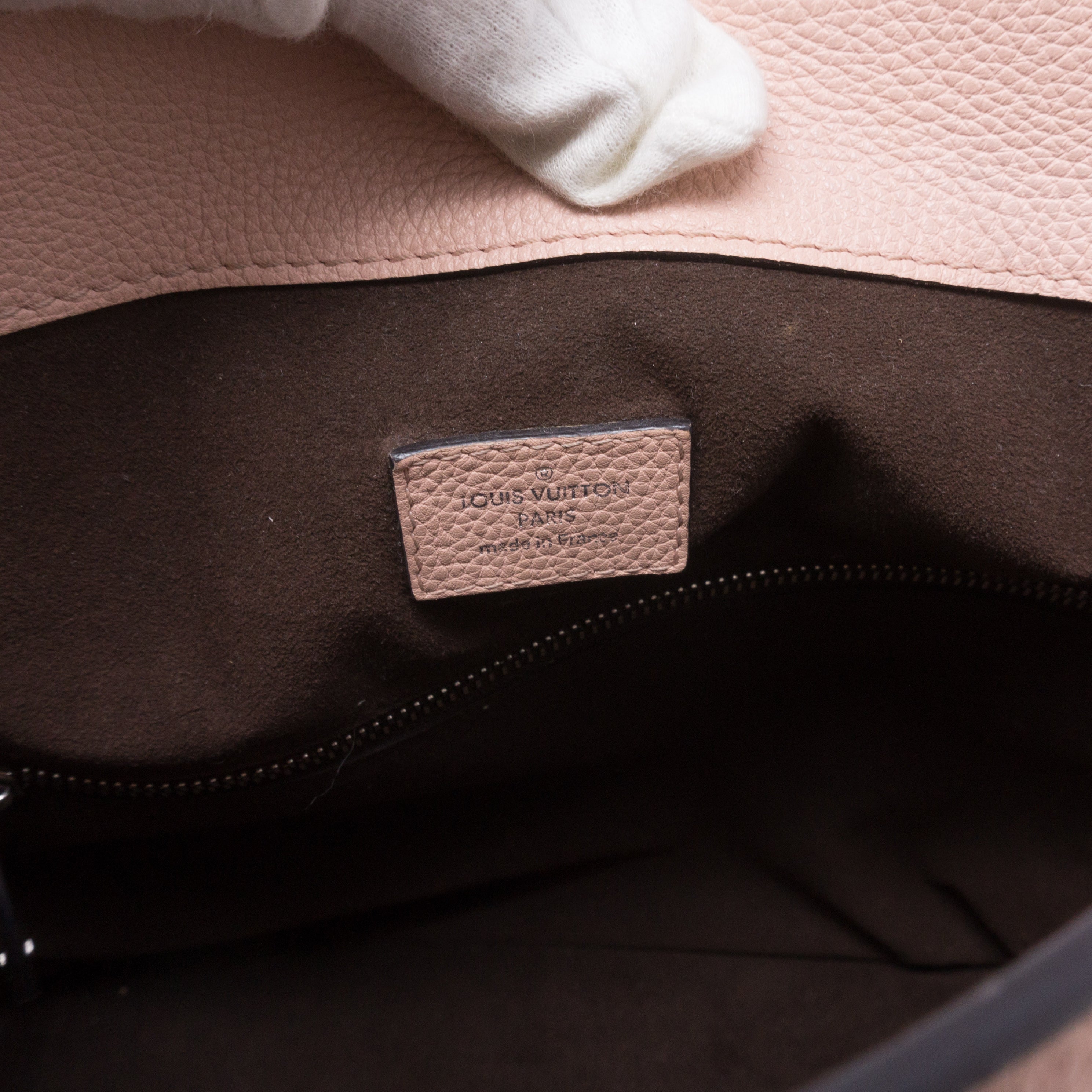 Babylone PM Magnolia Mahina Leather
