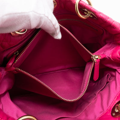 Small Soft Shopping Tote Pink