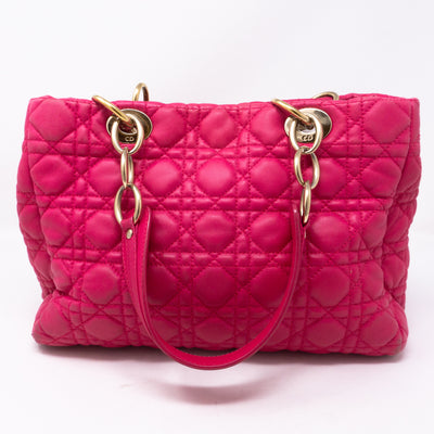 Small Soft Shopping Tote Pink