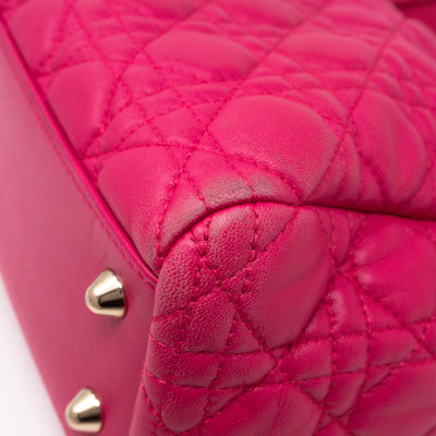 Small Soft Shopping Tote Pink
