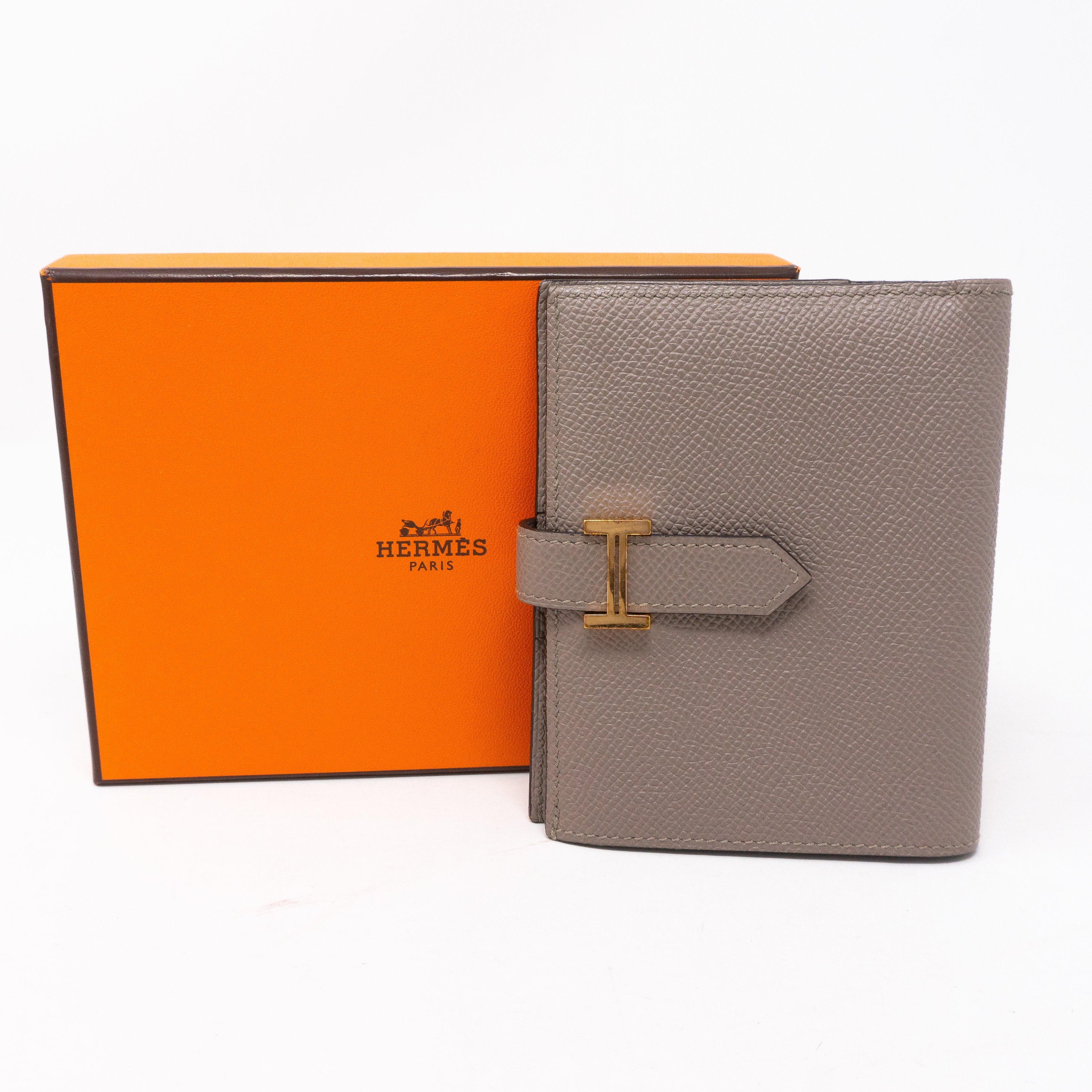Bearn Compact Wallet Etain Leather