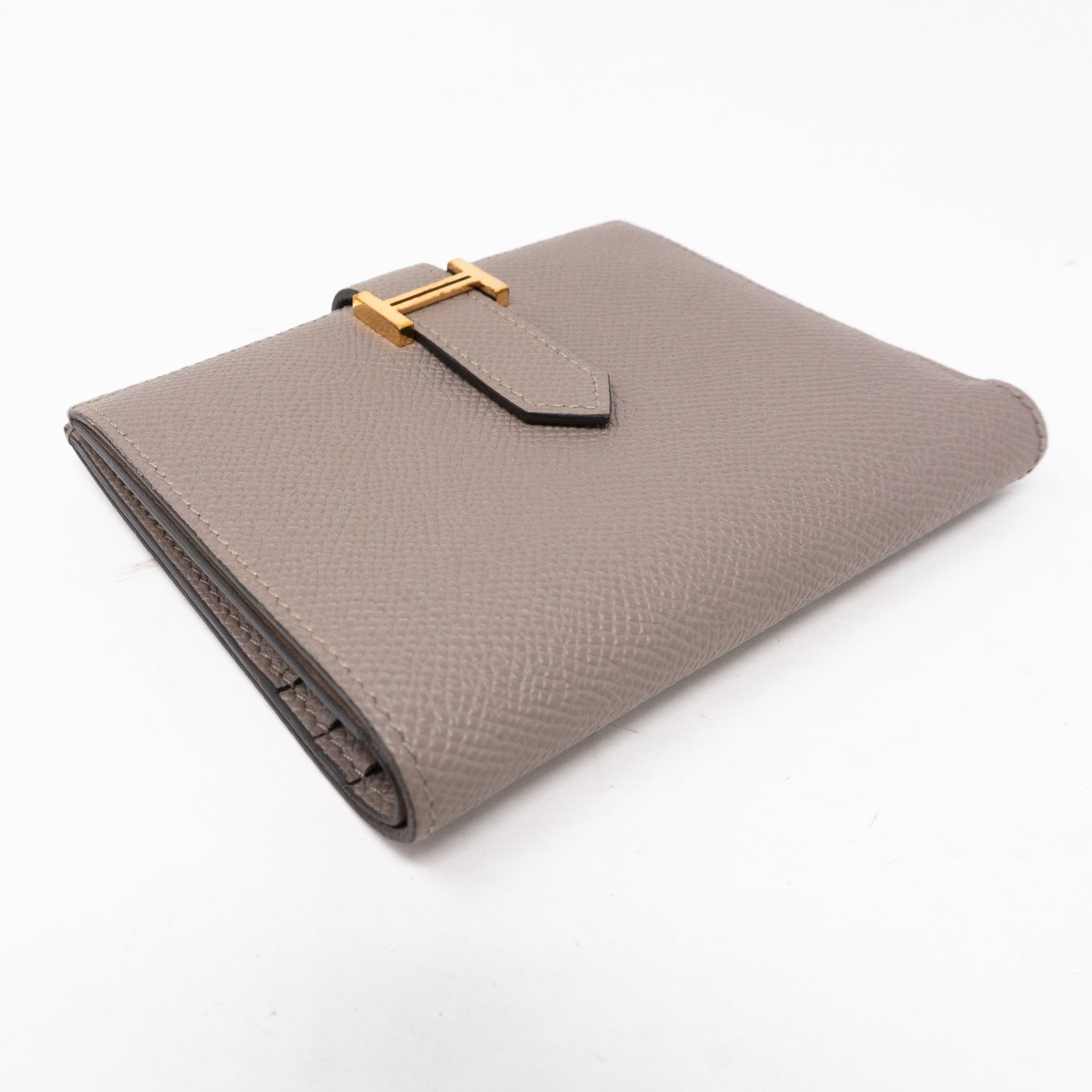 Bearn Compact Wallet Etain Leather