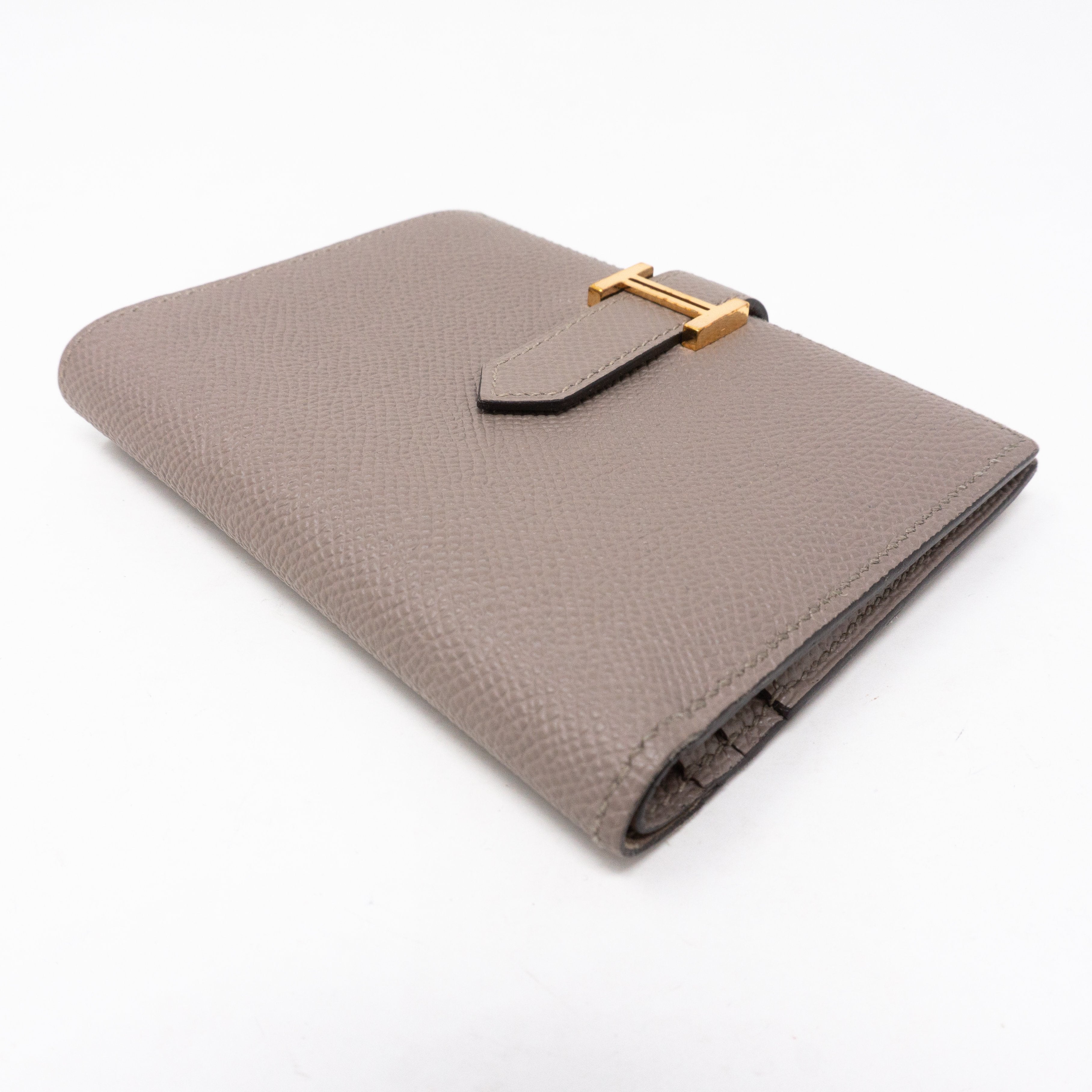 Bearn Compact Wallet Etain Leather