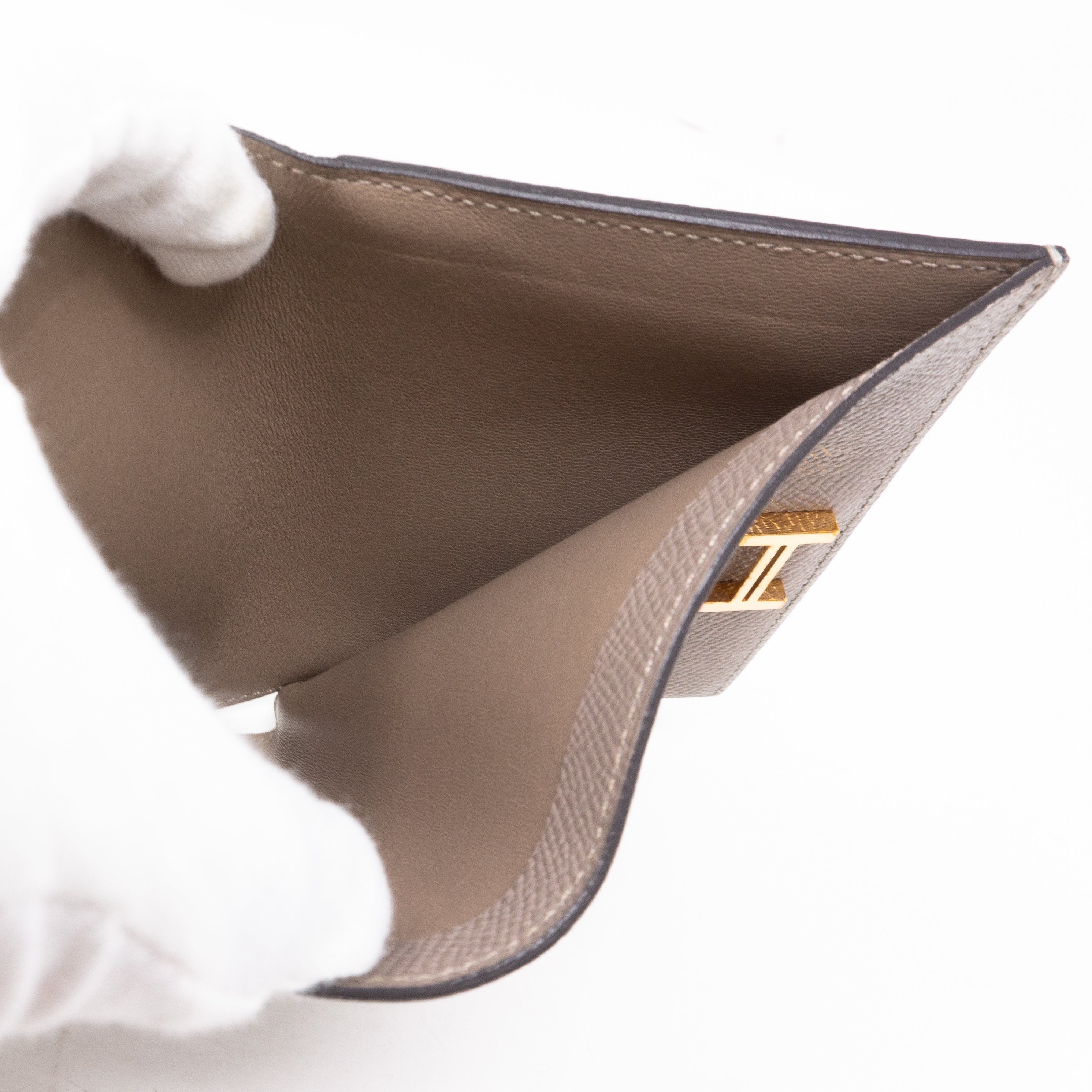 Bearn Compact Wallet Etain Leather