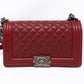Boy Medium Dark Red Caviar Ruthenium