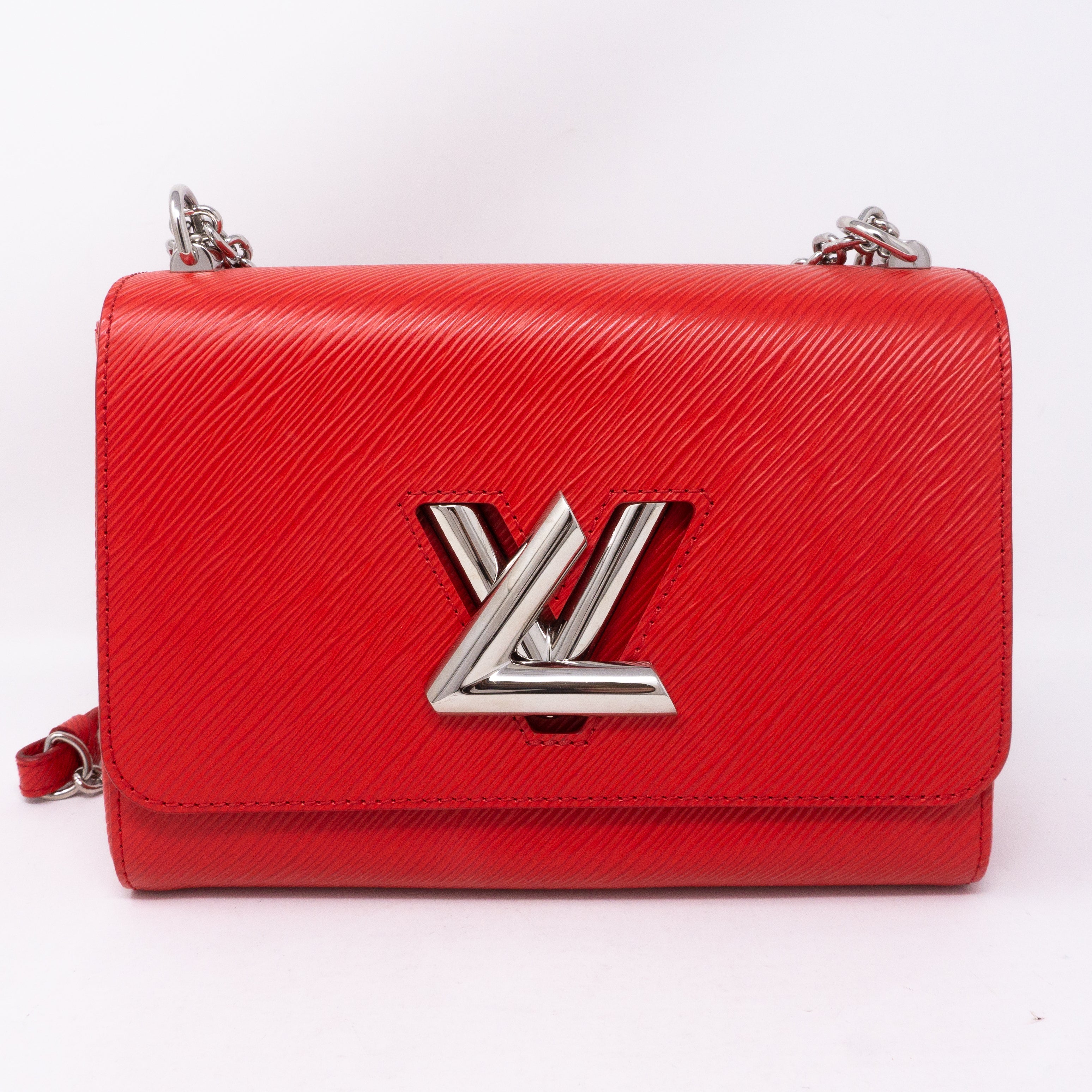 Twist MM Epi Leather Coquelicot Red