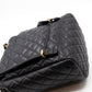 Urban Spirit Backpack Black Quilted Leather