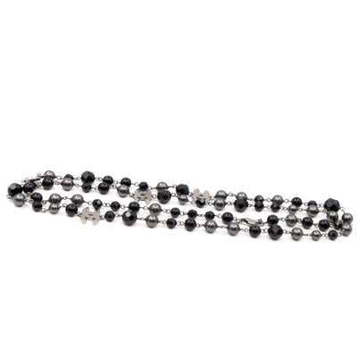 Pearls & Beads CC Necklace Black Ruthenium