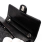 Classic Double Flap Bag Medium Black Leather Silver
