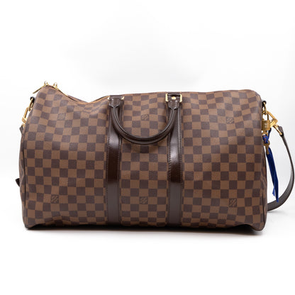 Keepall 45 Bandouliere Damier Ebene