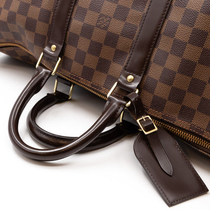 Keepall 45 Bandouliere Damier Ebene