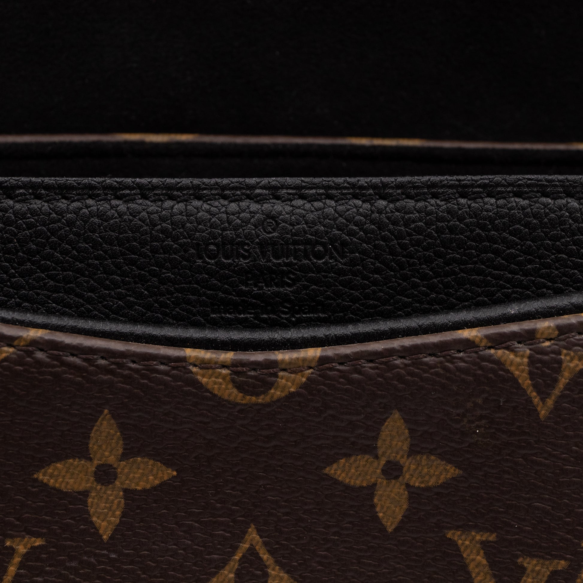 Louis Vuitton Pallas Chain Shoulder Bag Black – DAC