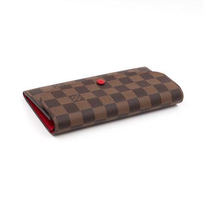 Emilie Wallet Damier Ebene Red