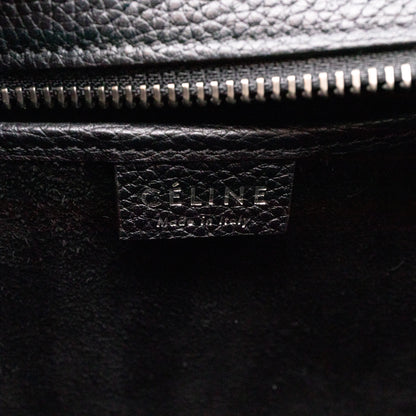 Nano Luggage Black Leather