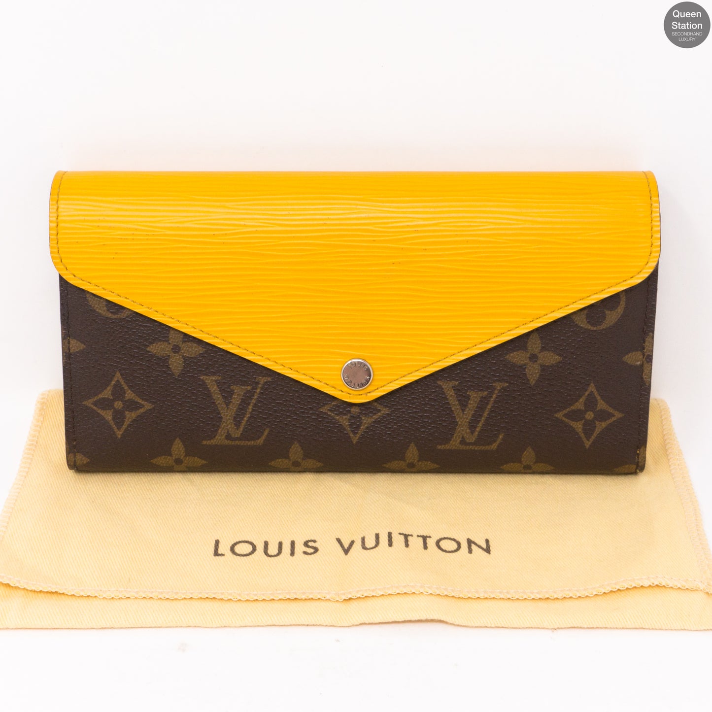 Long Marie-Lou Wallet Yellow Epi Leather