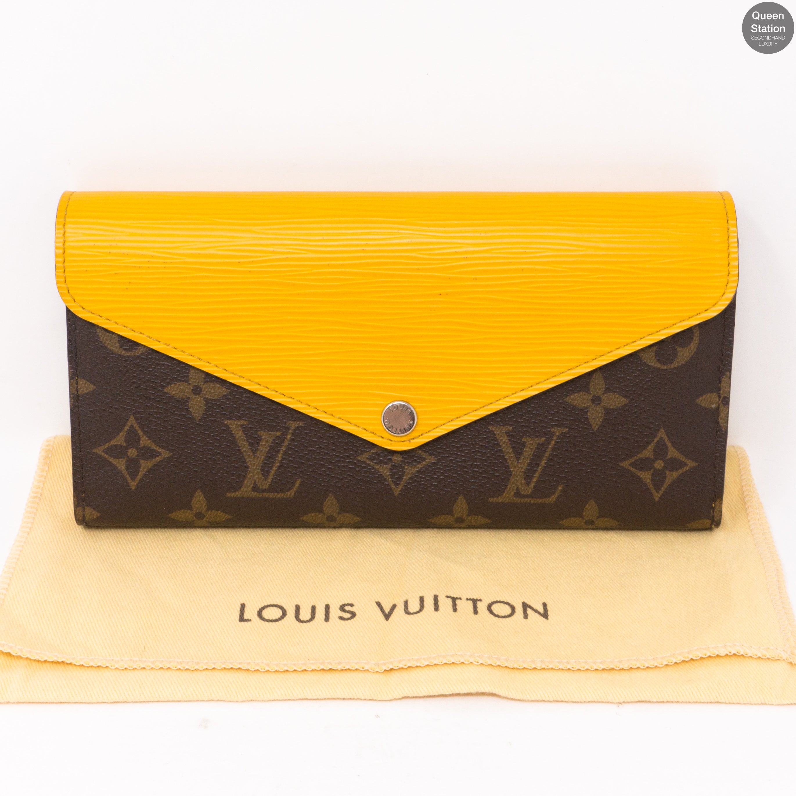 Long Marie-Lou Wallet Yellow Epi Leather