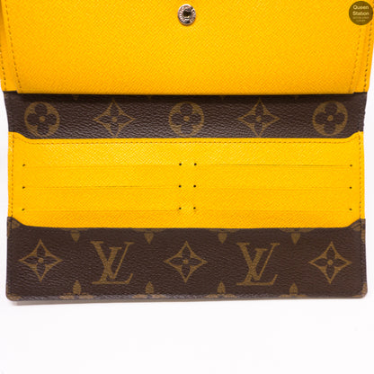 Long Marie-Lou Wallet Yellow Epi Leather